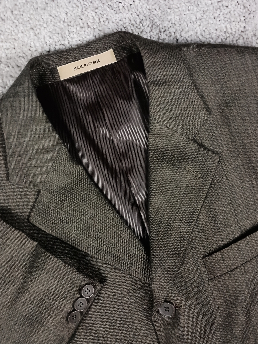 Vintage 90s Gulliano Couture 40S 34x30 Multicolored Green Mens Suit